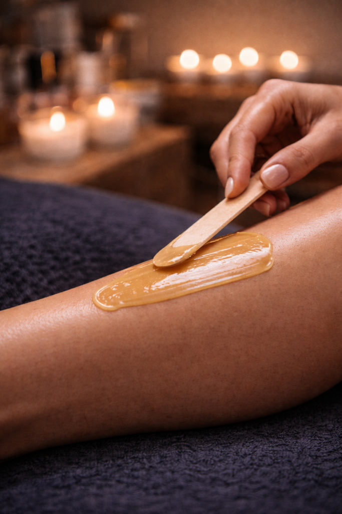 Épilation à la cire réalisée dans un institut de beauté à Comines pour une peau douce et nette